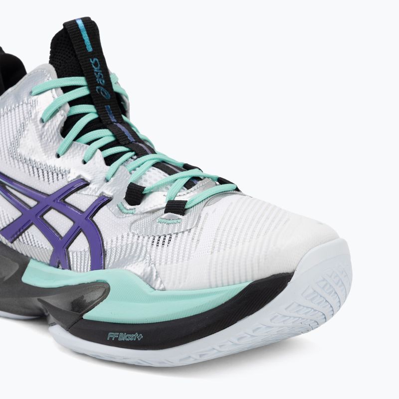 Buty do siatkówki męskie ASICS Metarise 2 white/radiant amethyst 7