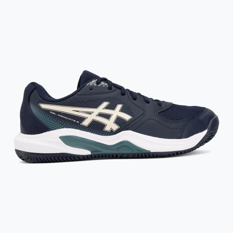 Buty do tenisa męskie ASICS Gel-Dedicate 9 Clay midnight/oatmeal 2
