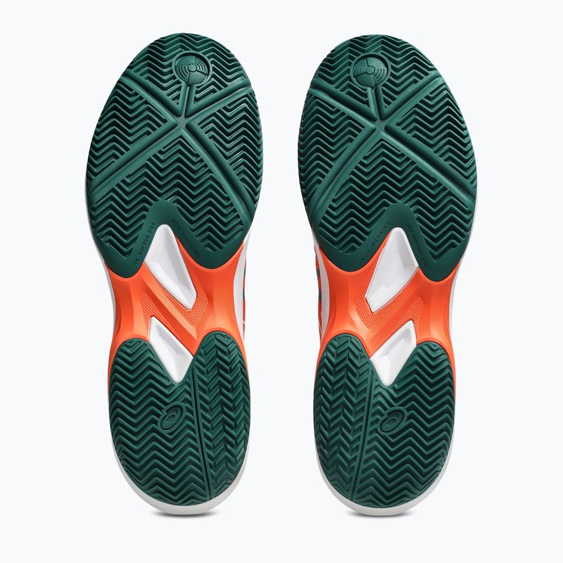 Buty do padla męskie ASICS Game FF Padel energy orange/jewel green 3