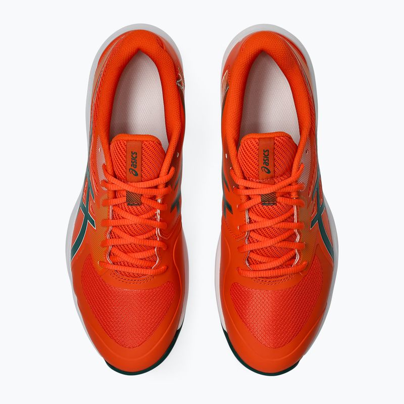 Buty do padla męskie ASICS Game FF Padel energy orange/jewel green 4