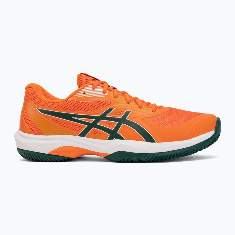 Buty do padla męskie ASICS Game FF Padel energy orange/jewel green 2