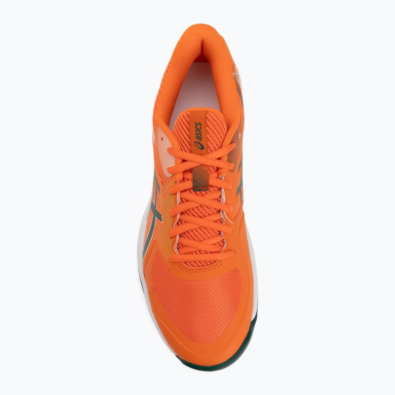 Buty do padla męskie ASICS Game FF Padel energy orange/jewel green 5