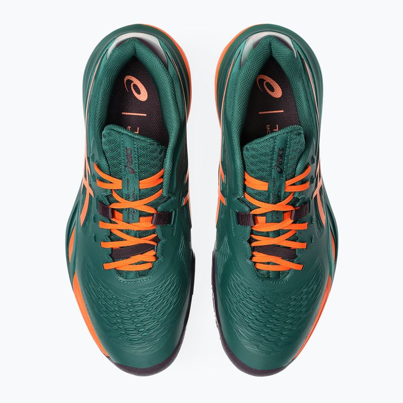 Buty do padla męskie ASICS Gel-Resolution X saba jewel green/energy orange 4