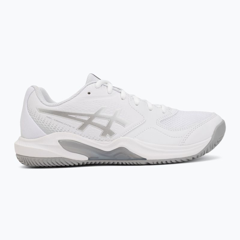 Buty do padla damskie ASICS Gel-Dedicate 9 Padel W white/pure silver 2