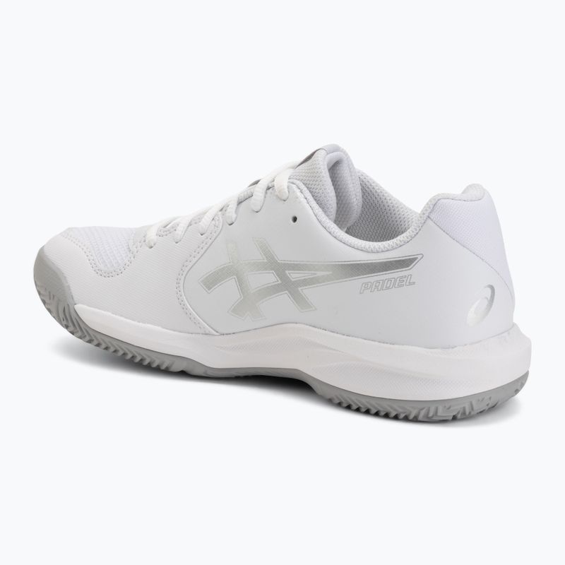 Buty do padla damskie ASICS Gel-Dedicate 9 Padel W white/pure silver 3