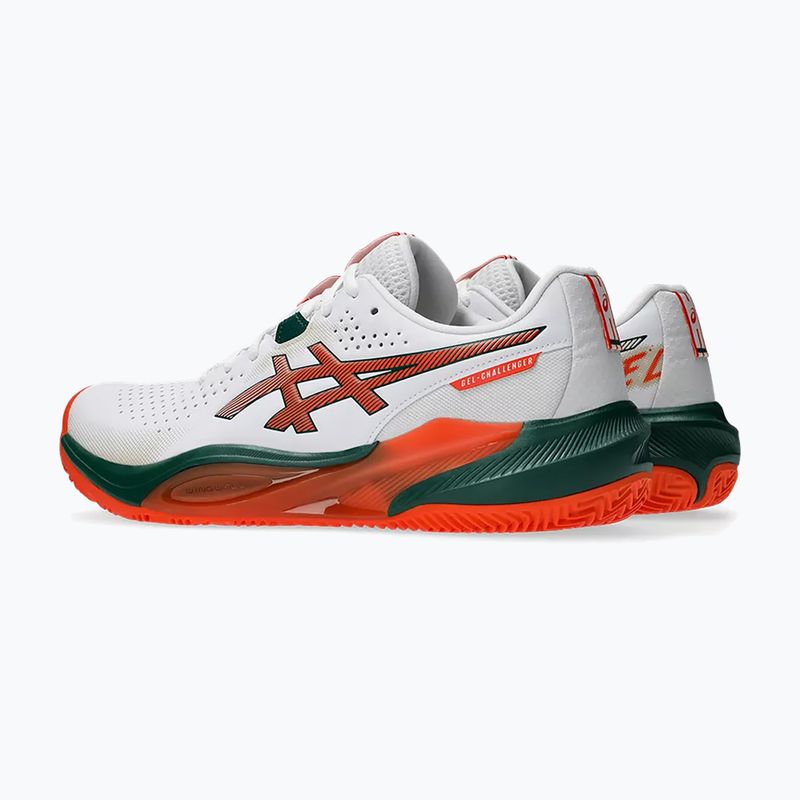 Buty do padla męskie ASICS Gel-Challenger 15 Padel white/energy orange 3