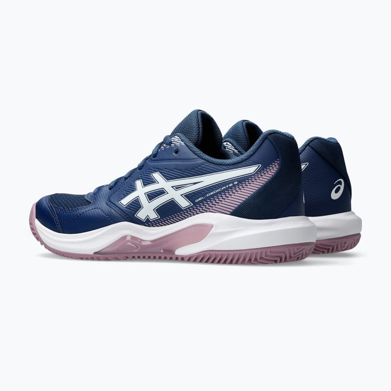 Buty do tenisa damskie ASICS Gel-Dedicate 9 Clay W independence blue/white 3