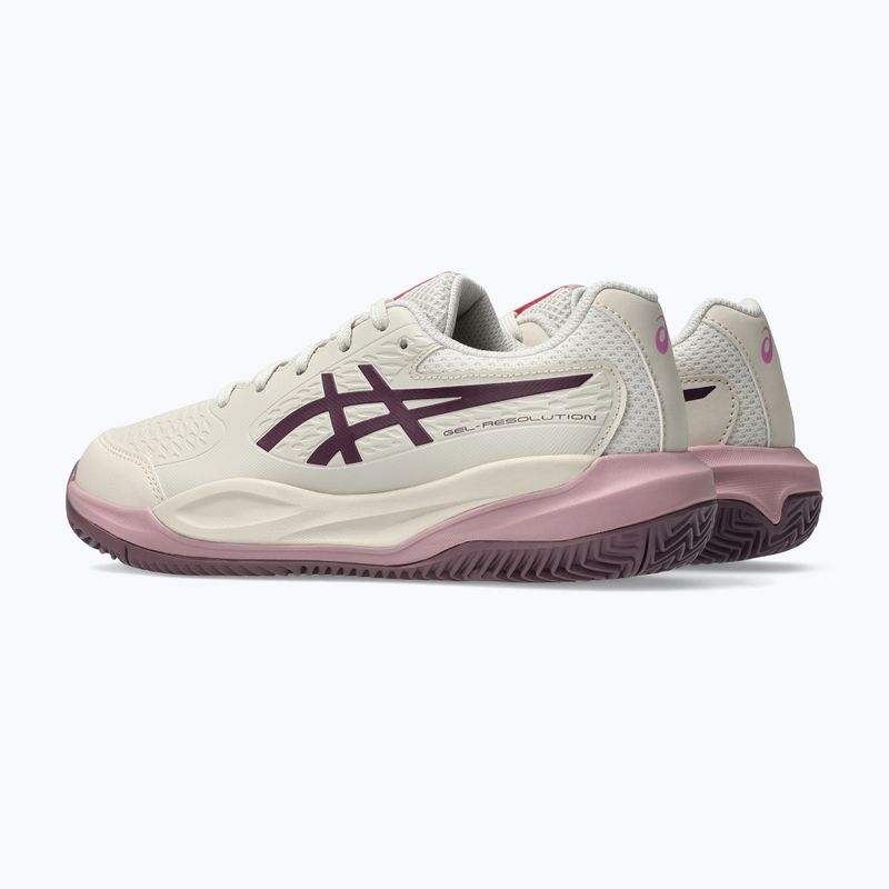 Buty do tenisa dziecięce ASICS Gel-Resolution X GS Clay soft oat/dark aubergine 3