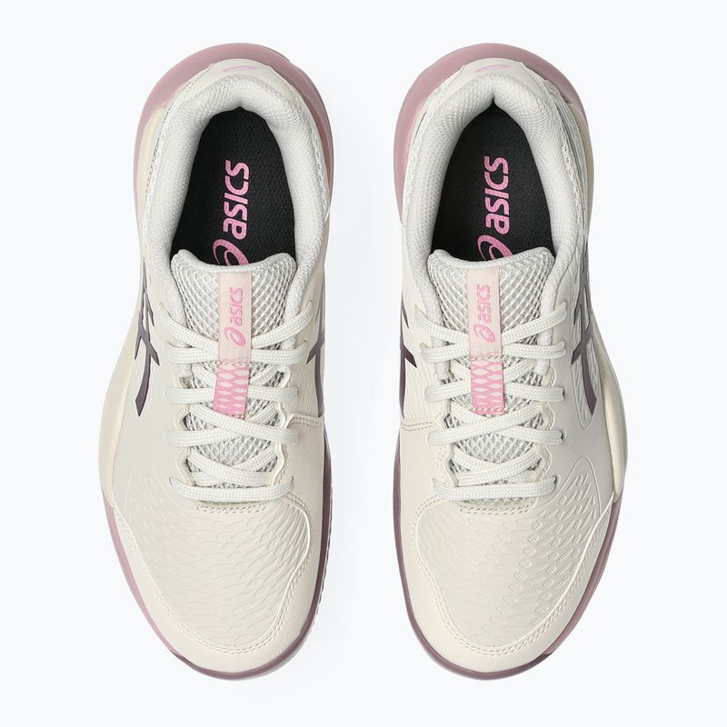 Buty do tenisa dziecięce ASICS Gel-Resolution X GS Clay soft oat/dark aubergine 5