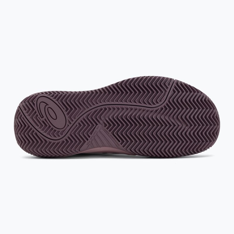 Buty do tenisa dziecięce ASICS Gel-Resolution X GS Clay soft oat/dark aubergine 4