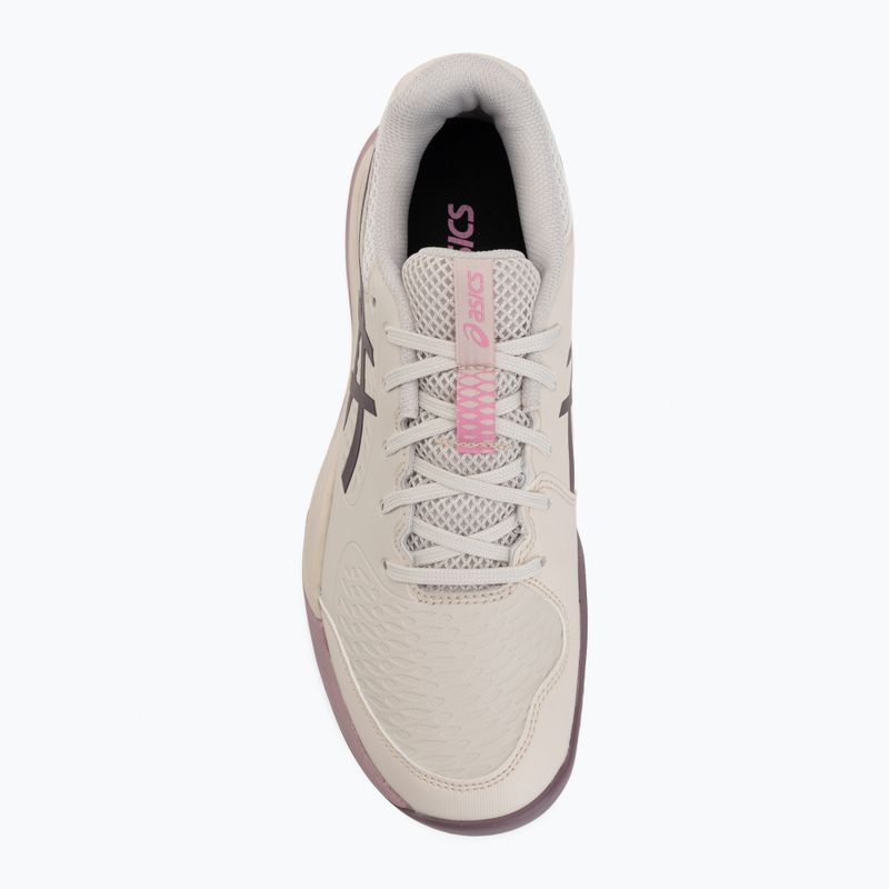 Buty do tenisa dziecięce ASICS Gel-Resolution X GS Clay soft oat/dark aubergine 5