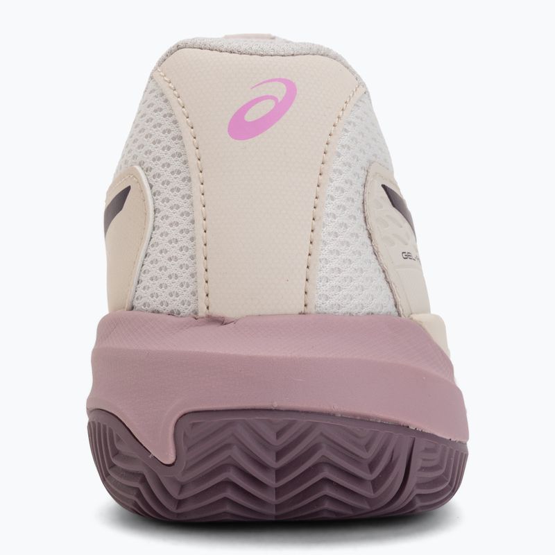 Buty do tenisa dziecięce ASICS Gel-Resolution X GS Clay soft oat/dark aubergine 6