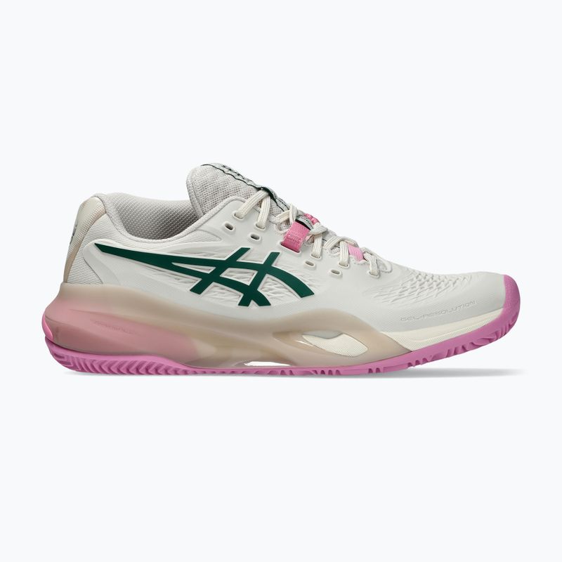 Buty do padla damskie ASICS Gel-Resolution X Padel W soft oat/jewel green