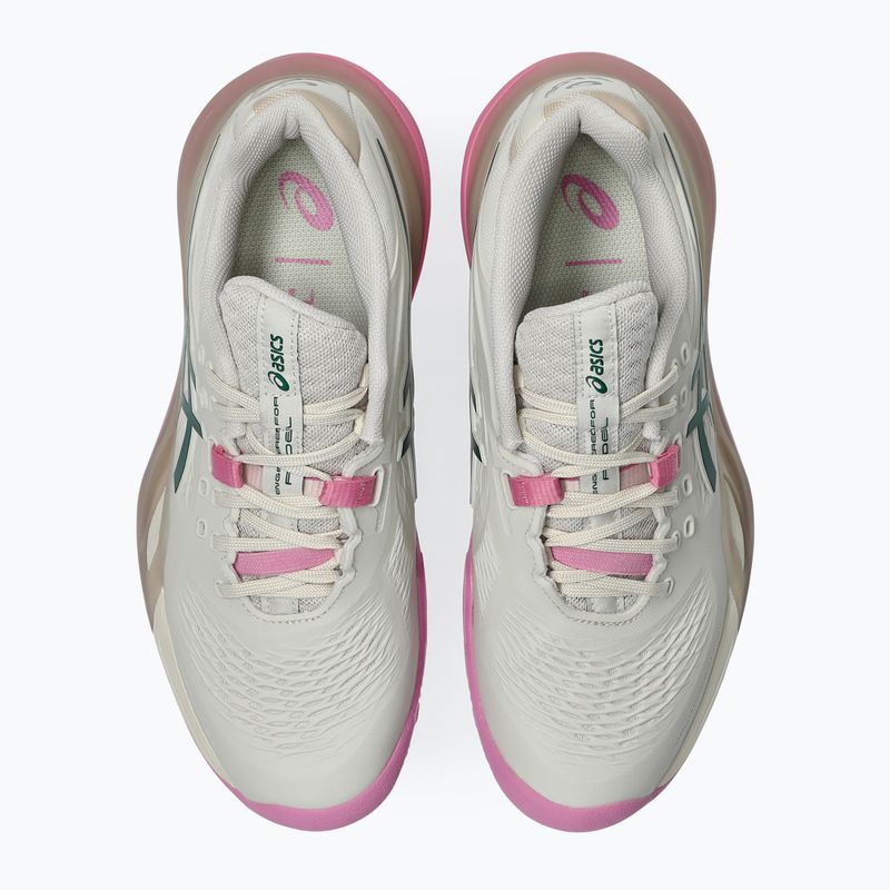 Buty do padla damskie ASICS Gel-Resolution X Padel W soft oat/jewel green 4