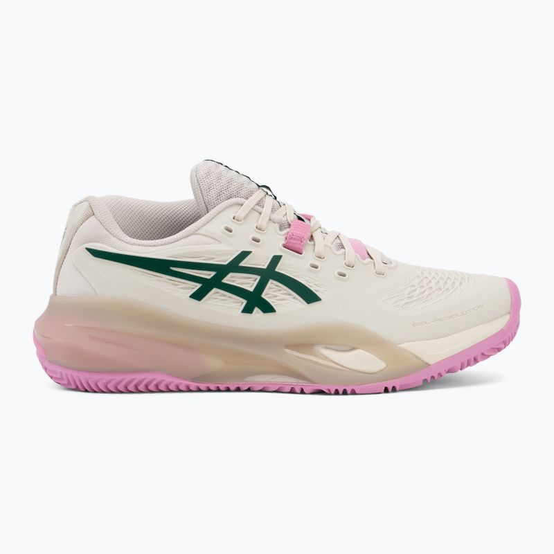 Buty do padla damskie ASICS Gel-Resolution X Padel W soft oat/jewel green 2