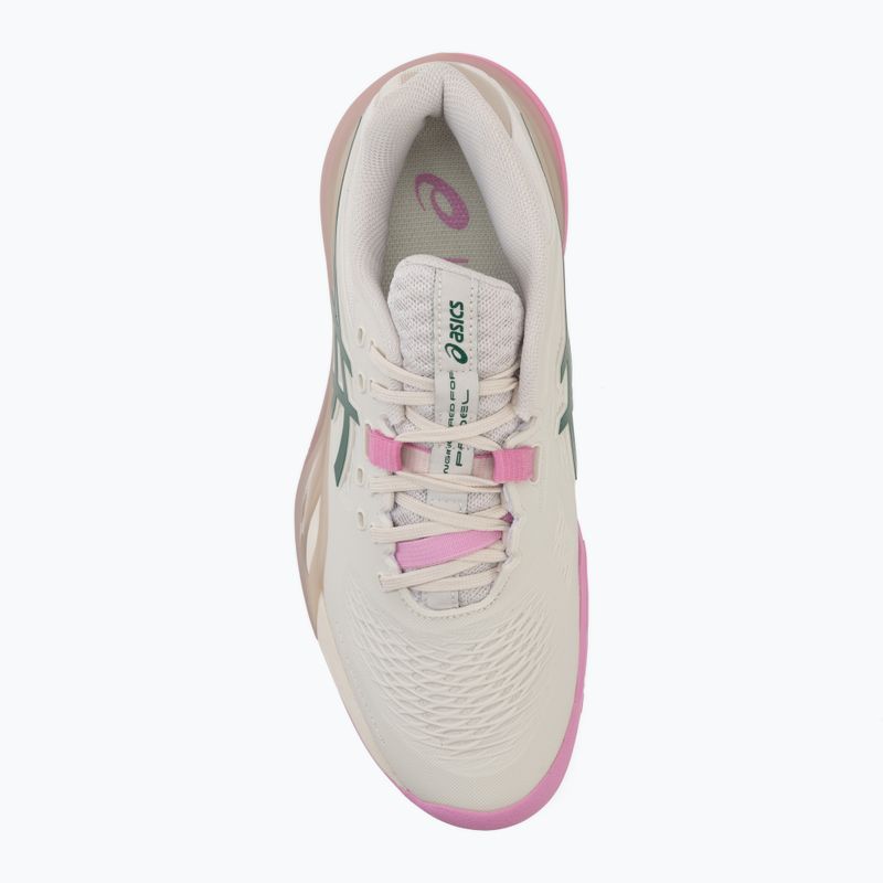 Buty do padla damskie ASICS Gel-Resolution X Padel W soft oat/jewel green 5