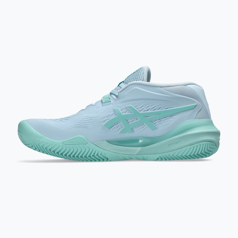 Buty do tenisa damskie ASICS Gel-Resolution X Clay light blue/oasis green 2