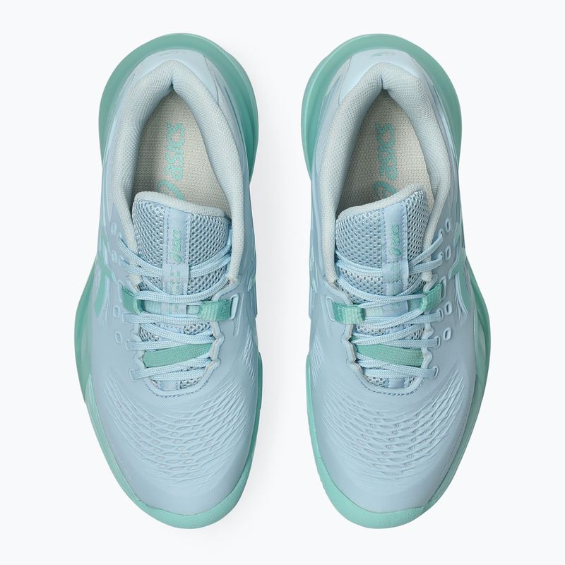Buty do tenisa damskie ASICS Gel-Resolution X Clay light blue/oasis green 4