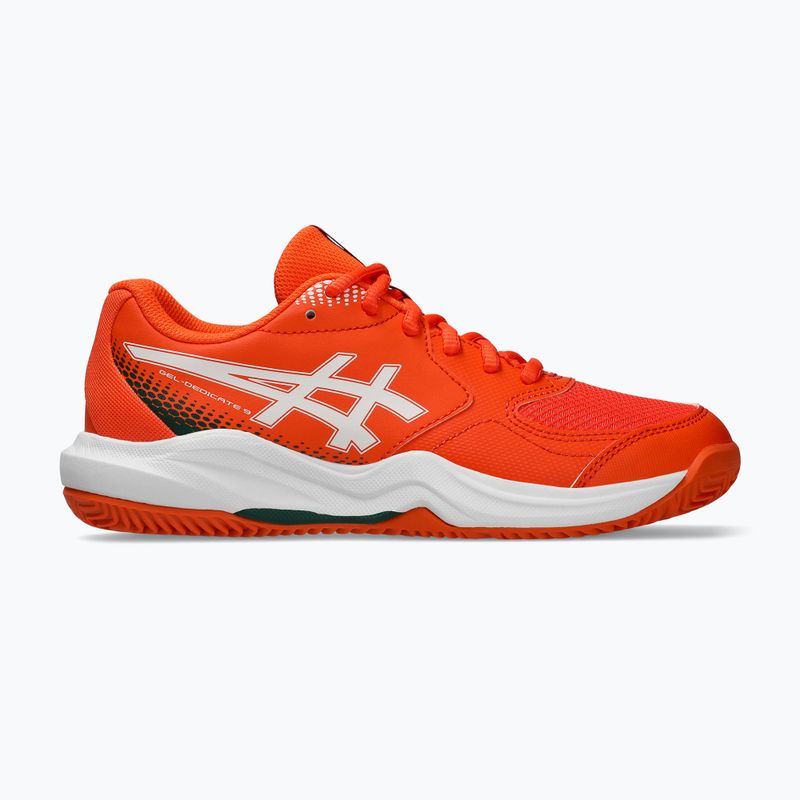 Buty do padla ASICS Gel-Dedicate 9 Padel GS energy orange/white 2