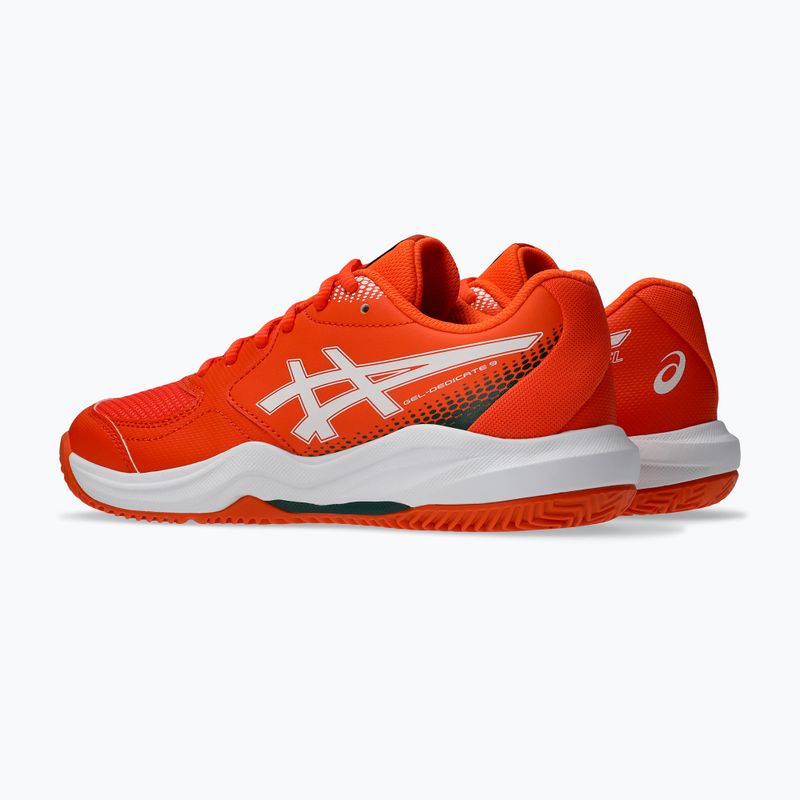 Buty do padla ASICS Gel-Dedicate 9 Padel GS energy orange/white 3