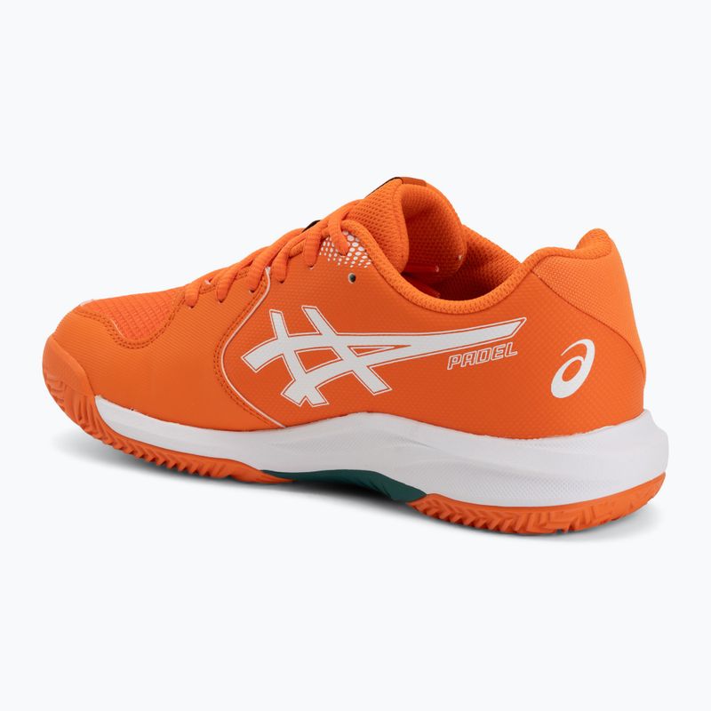 Buty do padla ASICS Gel-Dedicate 9 Padel GS energy orange/white 3