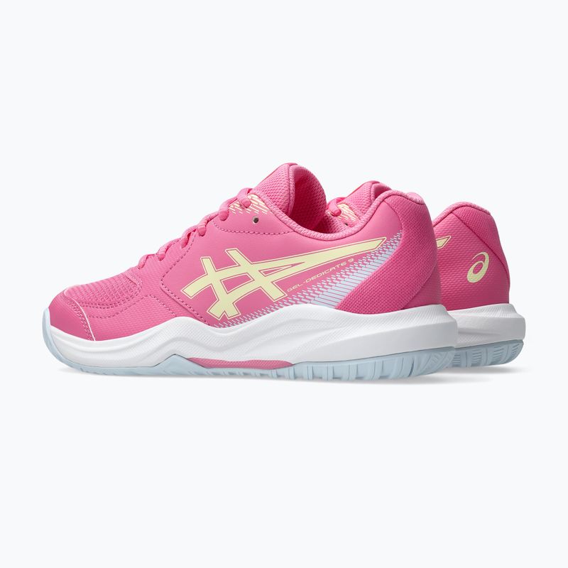 Buty do tenisa dziecięce ASICS Gel-Dedicate 9 GS dragon fruit/soft yellow 3