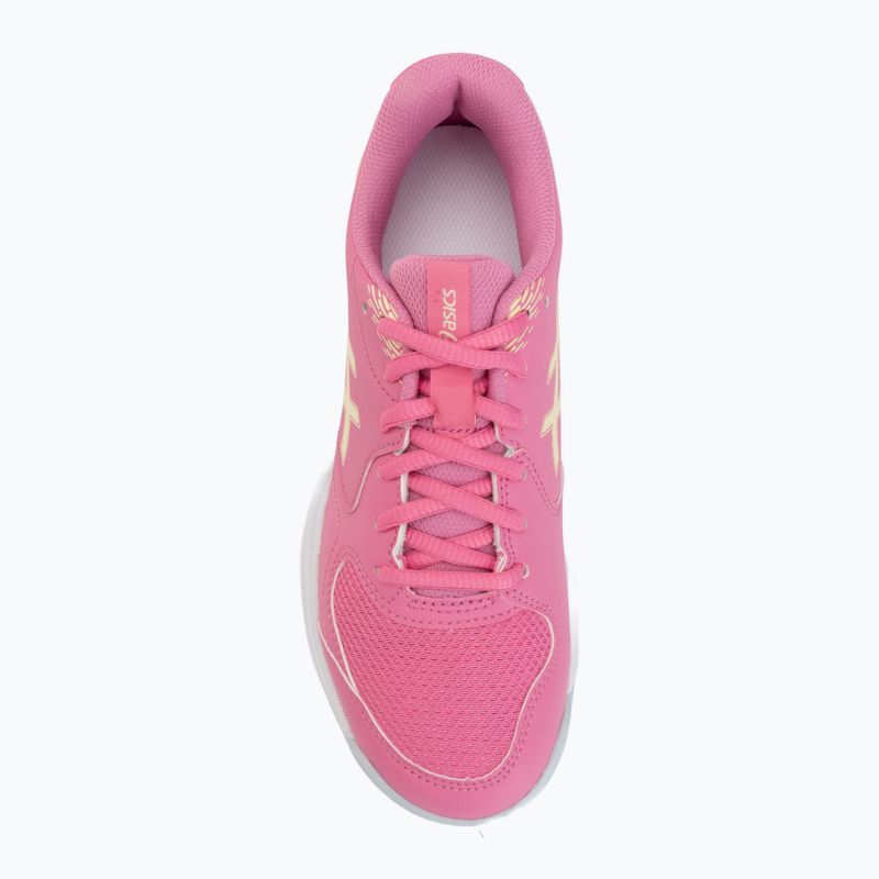 Buty do tenisa dziecięce ASICS Gel-Dedicate 9 GS dragon fruit/soft yellow 5