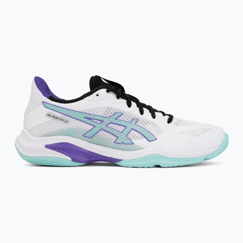 Buty do siatkówki damskie ASICS Blade FF 2 white/illuminate mint 2