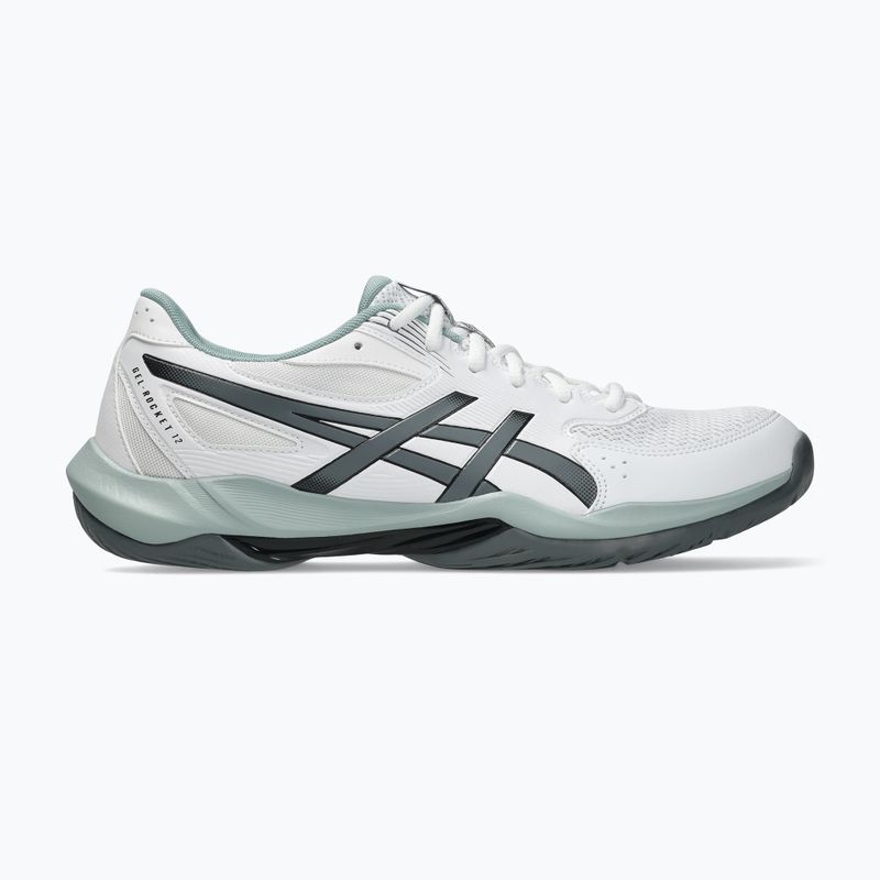 Buty do siatkówki męskie ASICS Gel-Rocket 12 white/steel grey 2