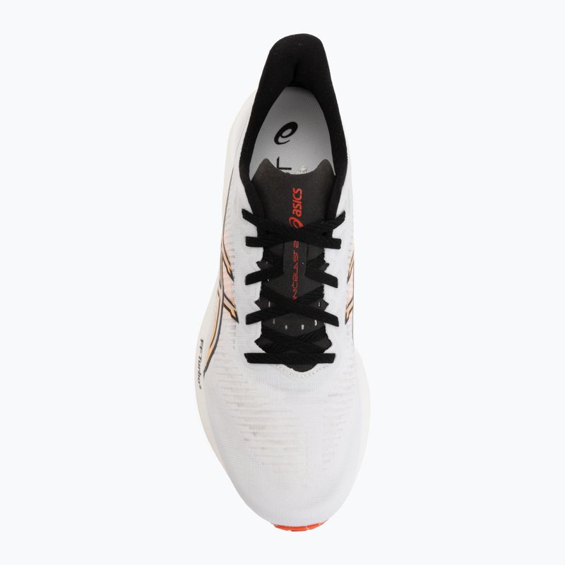 Buty do biegania męskie ASICS Sonicblast 2 white/stadium orange 5