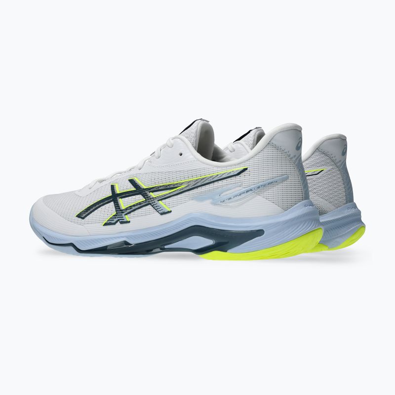 Buty męskie ASICS Netburner Ballistic FF 4 white/raw indigo 4