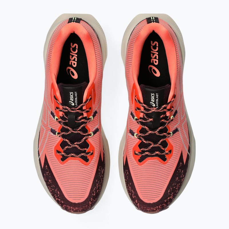 Buty do biegania męskie Asics Blazeblast sun coral/dark aubergine 6