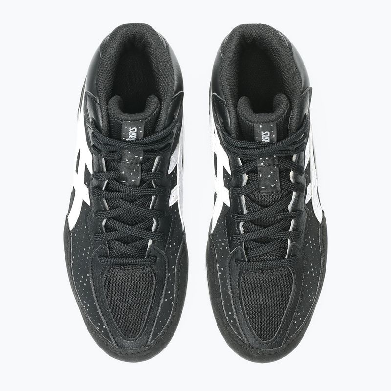 Buty zapaśnicze dziecięce ASICS Matflex 8 GS black/white 4