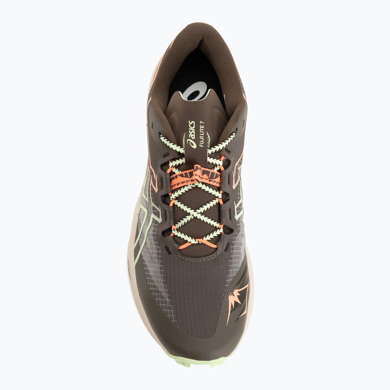 Buty do biegania Asics Fuji Lite 7 kuriiro brown/illuminate yellow 5
