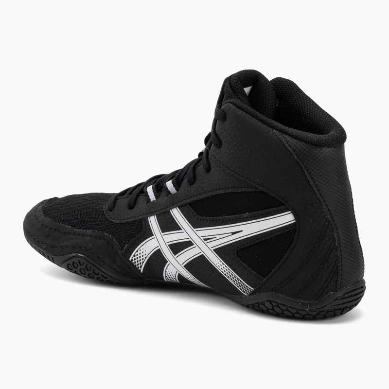 Buty zapaśnicze ASICS Matcontrol 4 black/white 3