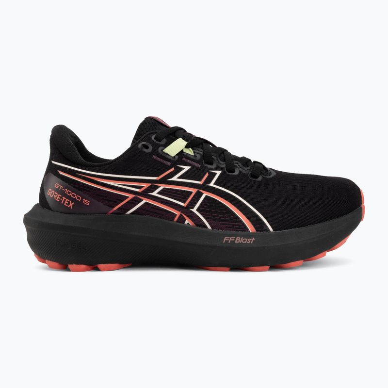 Buty do biegania damskie ASICS GT-1000 15 GTX black/dark aubergine 2