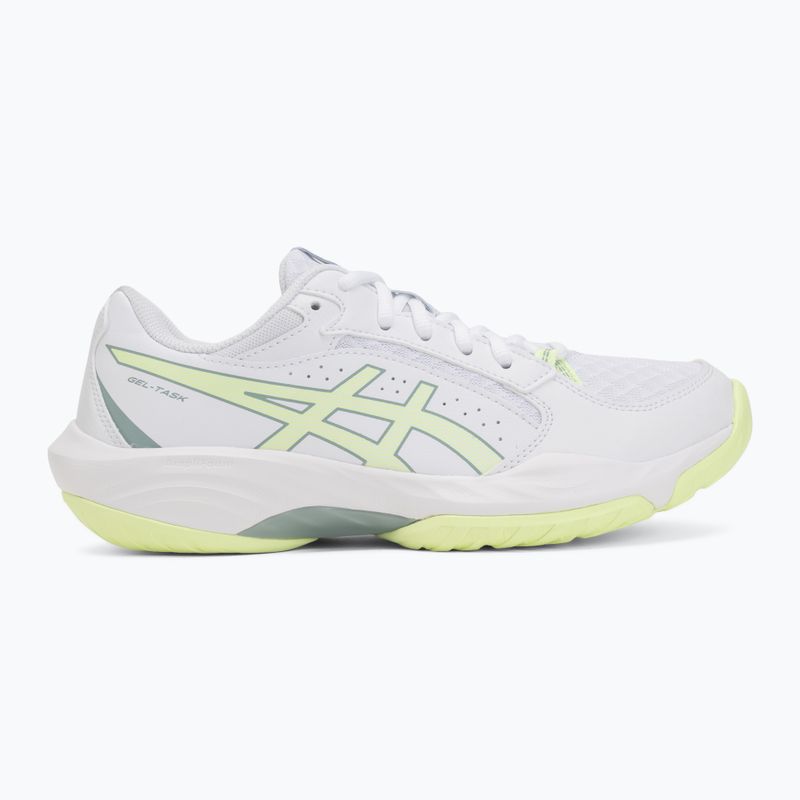 Buty do siatkówki damskie ASICS Gel-Task 5 white/illuminate yellow 2
