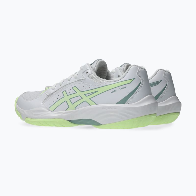 Buty do siatkówki damskie ASICS Gel-Task 5 white/illuminate yellow 4
