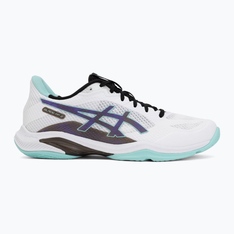 Buty do siatkówki męskie ASICS Blade FF 2 white/radiant amethyst 2