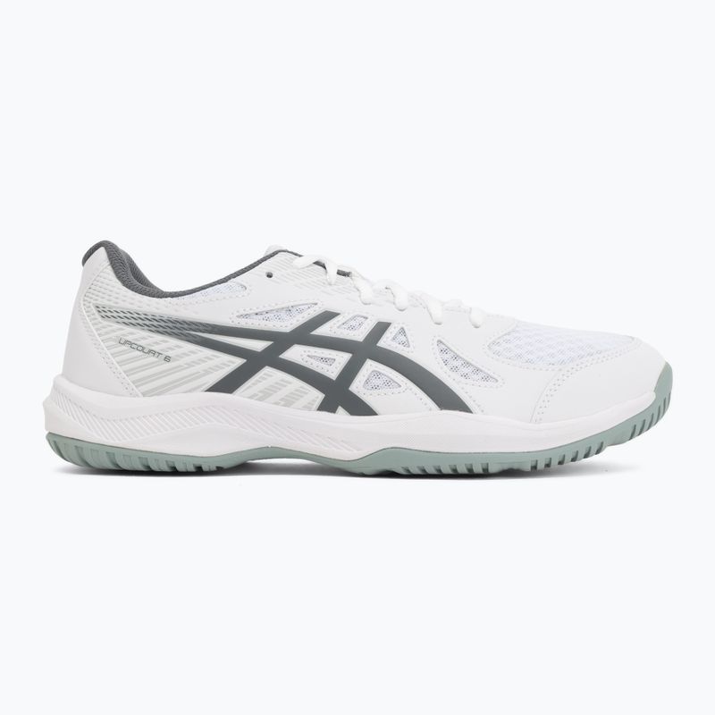 Buty męskie ASICS Upcourt 6 white/steel grey 2