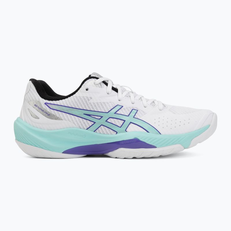 Buty do siatkówki damskie ASICS Beyond FF 2 white/illuminate mint 2
