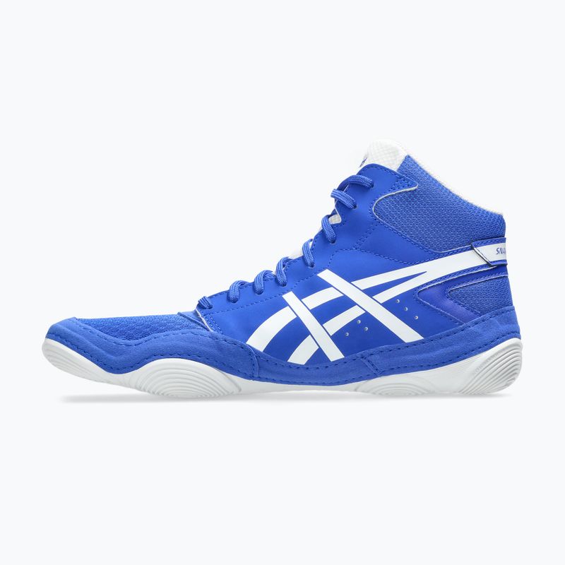 Buty zapaśnicze ASICS Snapdown 4 neon blue/white 3