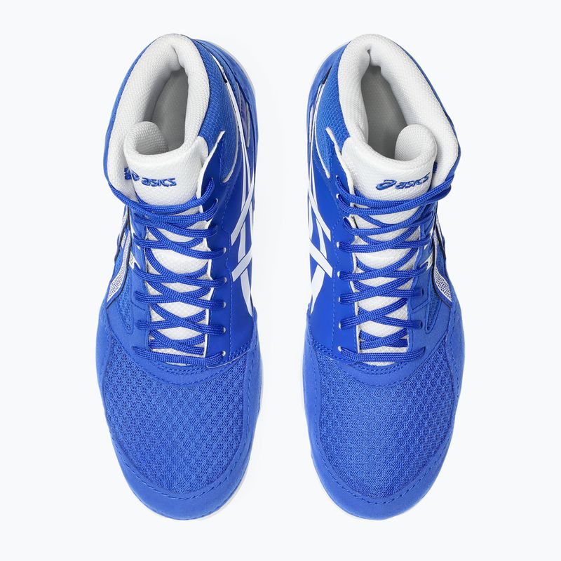 Buty zapaśnicze ASICS Snapdown 4 neon blue/white 7