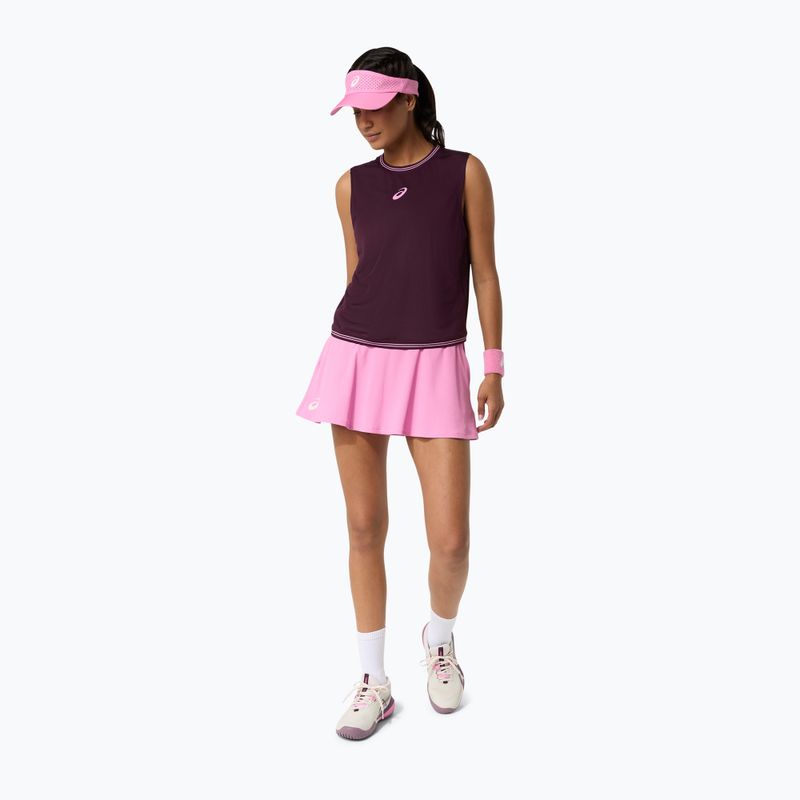 Koszulka tenisowa damska ASICS Game Sleeveless Top W dark aubergine 2