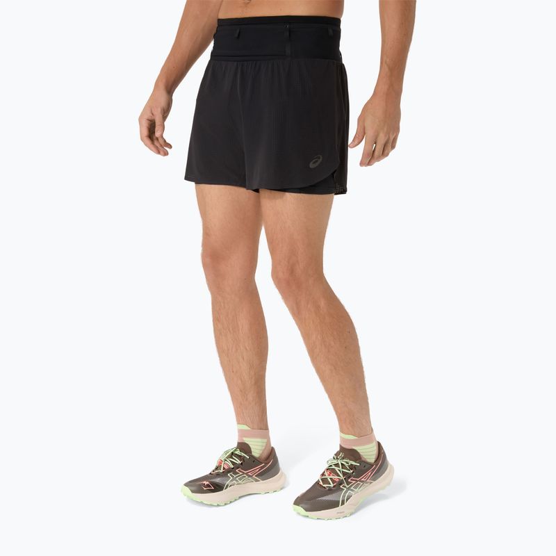 Spodenki do biegania męskie ASICS Fujitrail Elite performance black 4