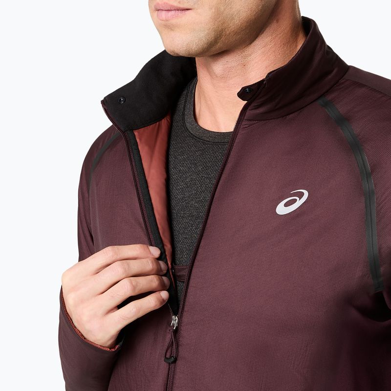Kurtka do biegania męska ASICS Road Winter Jacket dark currant 6