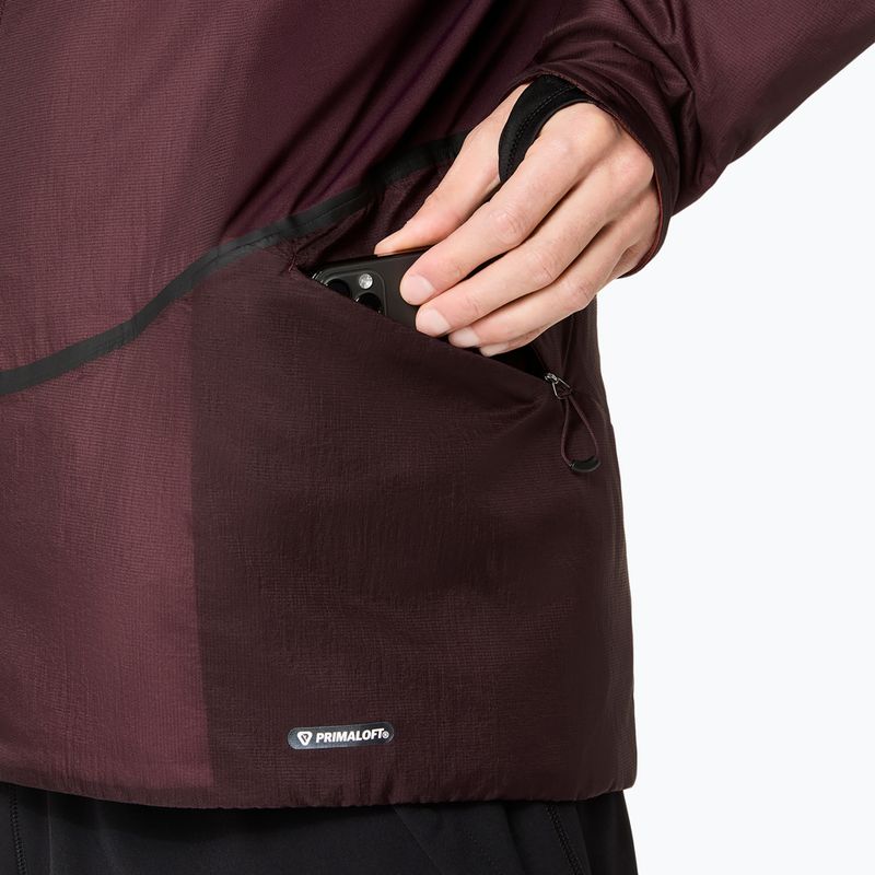 Kurtka do biegania męska ASICS Road Winter Jacket dark currant 7