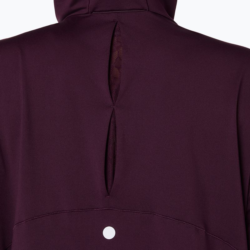 Bluza do biegania damska ASICS Nagino Run Winter Hoodie dark aubergine 7