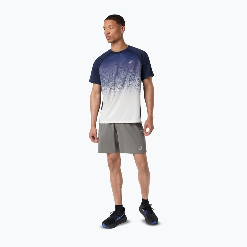Spodenki do biegania męskie Asics Road 7In Short Truffle Grey 2