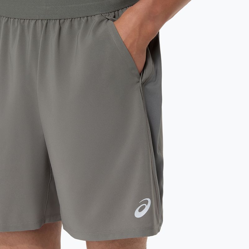 Spodenki do biegania męskie Asics Road 7In Short Truffle Grey 6
